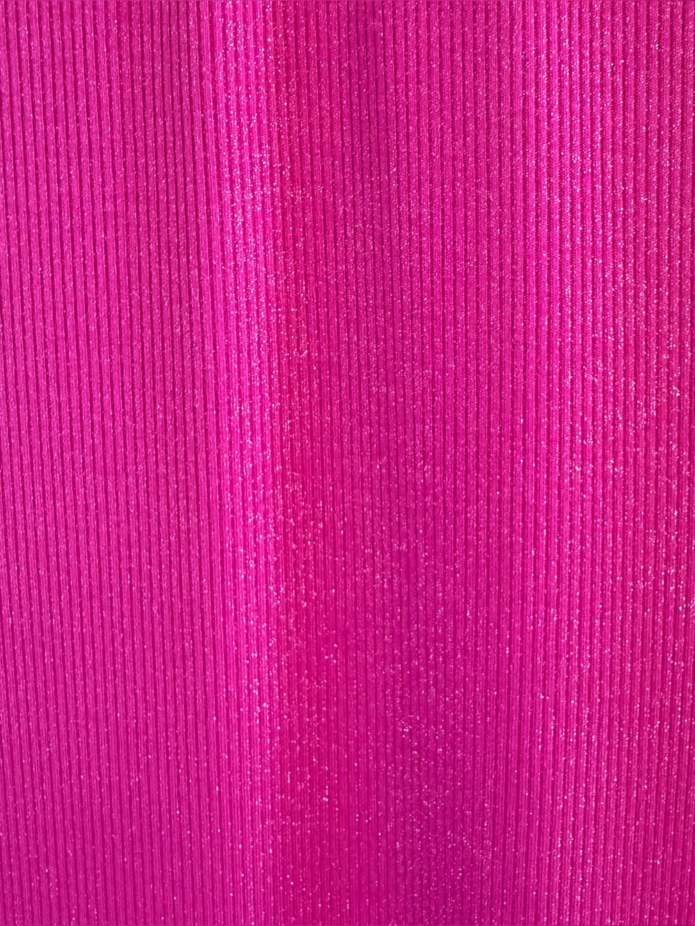 NWT SKIMS Soft Lounge Shimmer Long Sleeve Maxi Dress Fuchsia Foil Pink 2X RARE - Picture 6 of 14